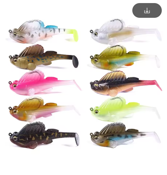 Fishing lure silicone